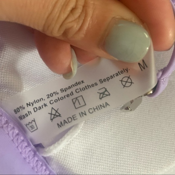 Lilac Cut out Bikini Size Medium - Picture 7 of 7